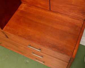 Walnut Valet Chest of Drawers