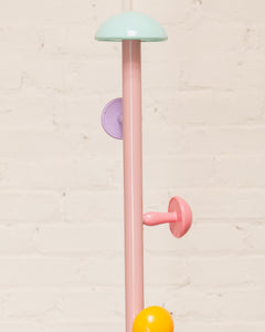 Pink and Pastel Coat Rack