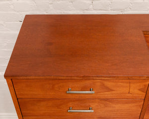 Walnut Valet Chest of Drawers