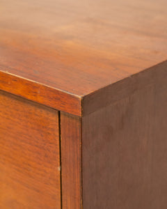 Sleek Walnut  Highboy