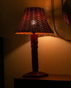 Vintage Tiki Lamp