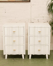 Load image into Gallery viewer, Tall 3 Drawer Nightstand Chest Pair of Drawers
