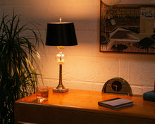 Load image into Gallery viewer, Regency Table Lamp Handblown Glass
