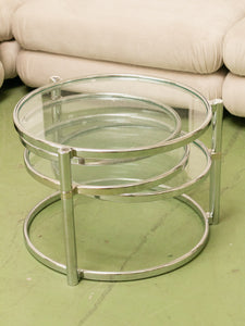 Multi Circle Chrome Table