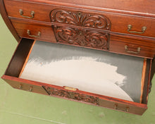 Load image into Gallery viewer, Late 19th-Early 20th C. Mahogany Renaissance Drop Front Bureau
