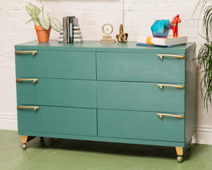 Teal 1950’s Dresser