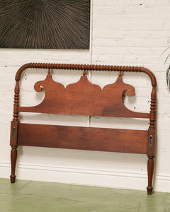 1920’s Antique Bobbin Headboard