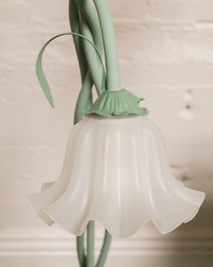 Mint Flower Floor Lamp