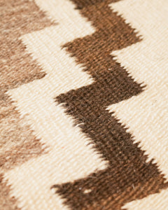 Brown Geometric Rug (as-is)