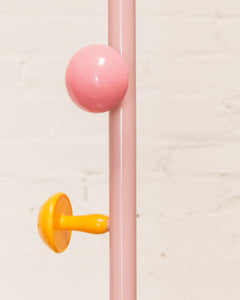 Pink and Pastel Coat Rack