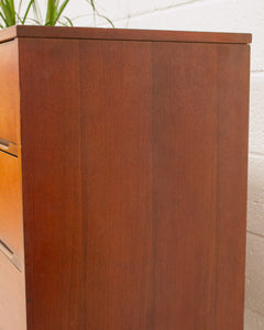 Sleek Walnut  Highboy