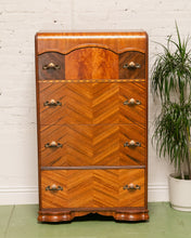 Load image into Gallery viewer, Art Deco Stunning Highboy Dresser
