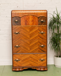 Art Deco Stunning Highboy Dresser