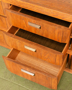 Oak Boho Dresser by Thomasville