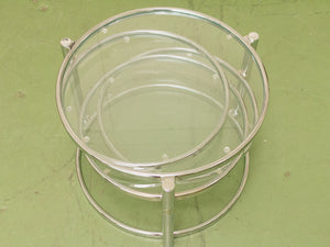 Multi Circle Chrome Table