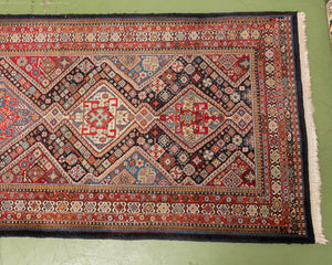 Wide Runner Turkish Antique Rug