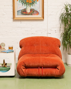 Low Profile Modular Orange Chair