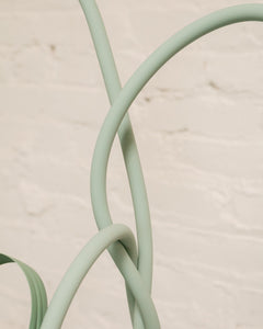 Mint Flower Floor Lamp