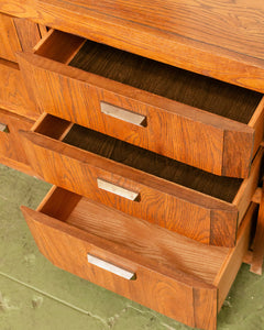 Oak Boho Dresser by Thomasville