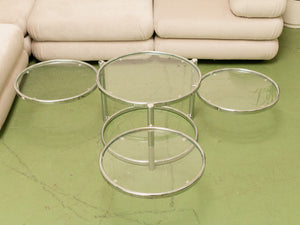 Multi Circle Chrome Table