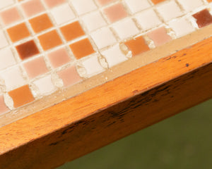 Vintage Tiled Coffee Table with Hairpin Legs