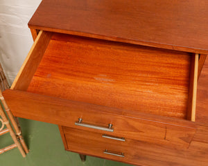 Walnut Valet Chest of Drawers