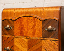 Load image into Gallery viewer, Art Deco Stunning Highboy Dresser
