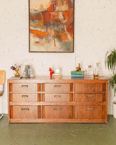 Oak Boho Dresser by Thomasville