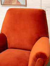 Load image into Gallery viewer, Set of 2 Italian Armchairs in Rust Velvet By Gigi Radice for Minotti - 1950s
