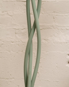 Mint Flower Floor Lamp