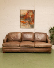 Load image into Gallery viewer, Leather Distressed Sofa
