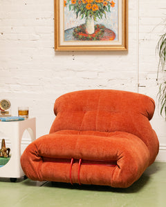 Low Profile Modular Orange Chair