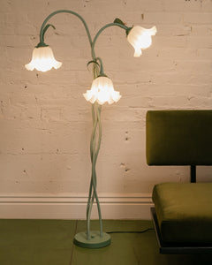 Mint Flower Floor Lamp