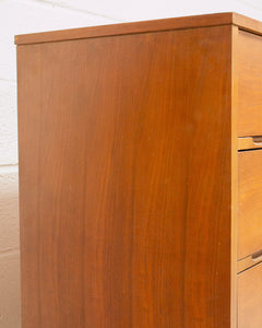 Sleek Walnut  Highboy