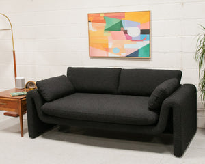 Marcos Sofa in Nubby Black