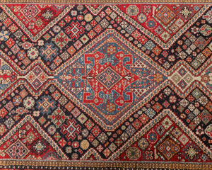 Wide Runner Turkish Antique Rug