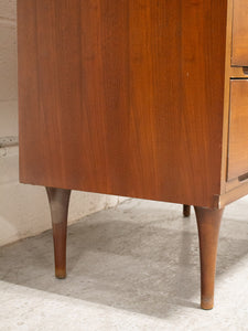 Sleek Walnut  Highboy