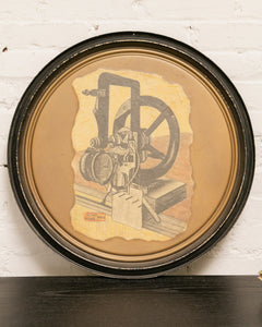 Machinery Oval Art