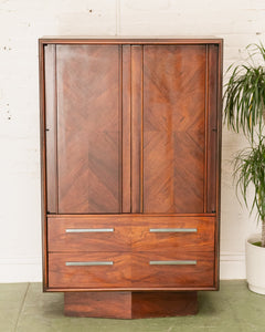 Lane 1970’s Floating Armoire Highboy