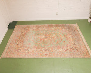 Pink Pastel Antique Rug