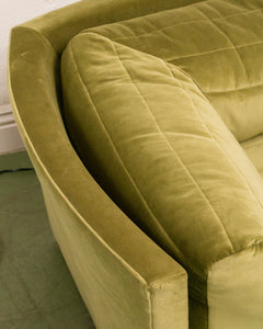 Vintage Modular Green Sofa