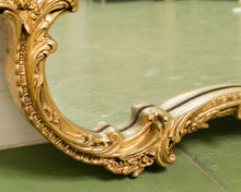 Load image into Gallery viewer, 1940s Rococo Style Giltwood Mirror With Plaques
