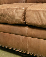 Load image into Gallery viewer, Leather Distressed Sofa
