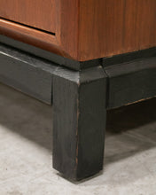 Load image into Gallery viewer, Walnut and Black Lowboy
