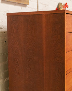 Walnut Valet Chest of Drawers