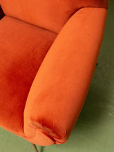 Load image into Gallery viewer, Set of 2 Italian Armchairs in Rust Velvet By Gigi Radice for Minotti - 1950s
