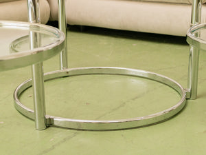 Multi Circle Chrome Table