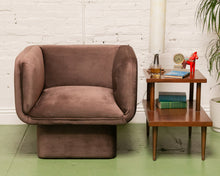 Load image into Gallery viewer, Chocolate Brown Club Armchair
