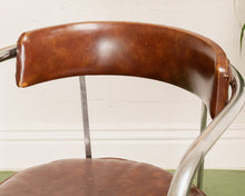 Load image into Gallery viewer, Art Deco Club Chair in Brown
