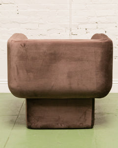 Chocolate Brown Club Armchair